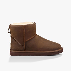 Ugg Classic Mini Deco Men Classic Boots Brown (7952MQDNS)